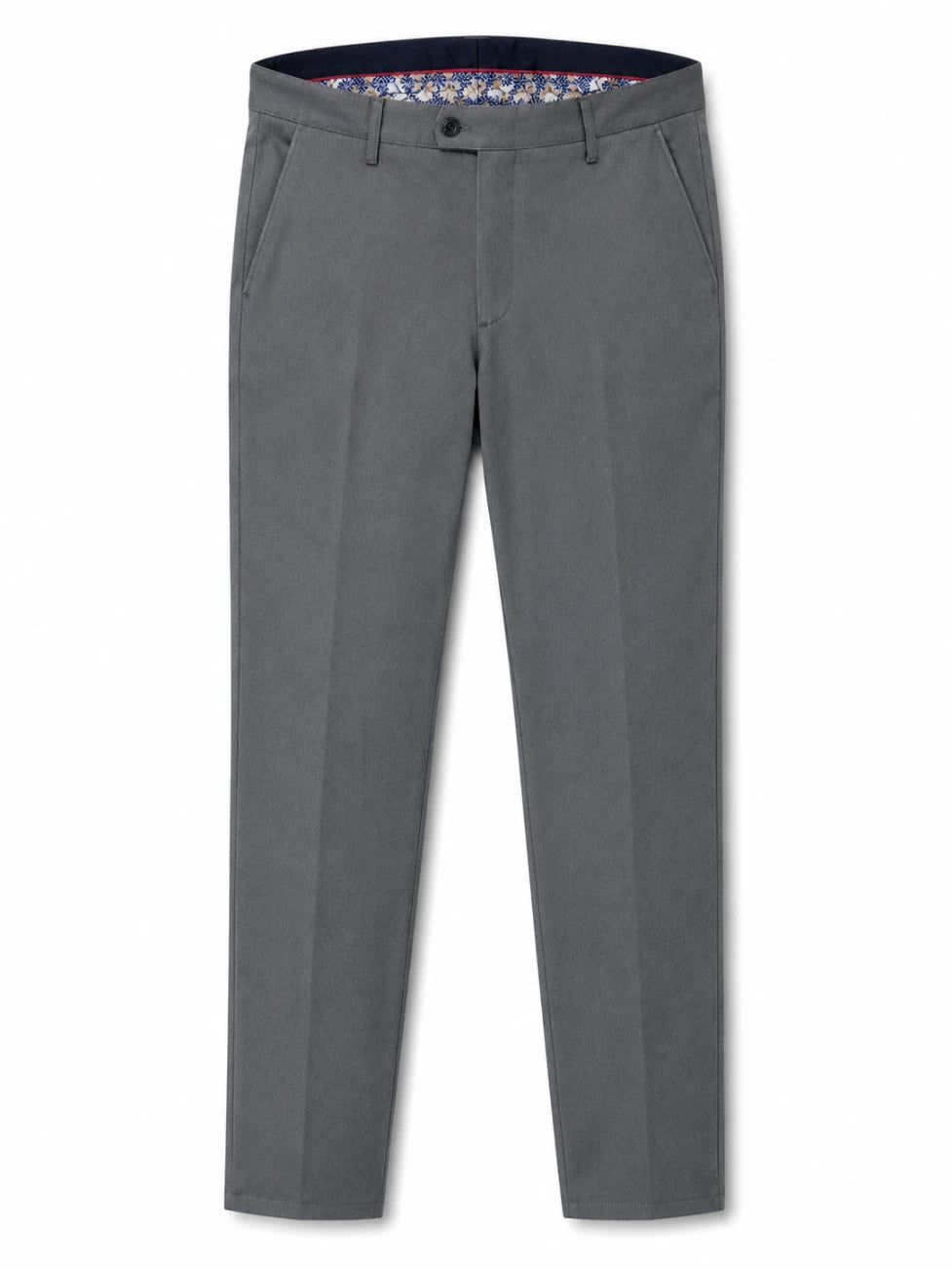 Infynite Charcoal Grey Regular Fit Chino Trousers for Men – premium men's menswear > pants > chinos