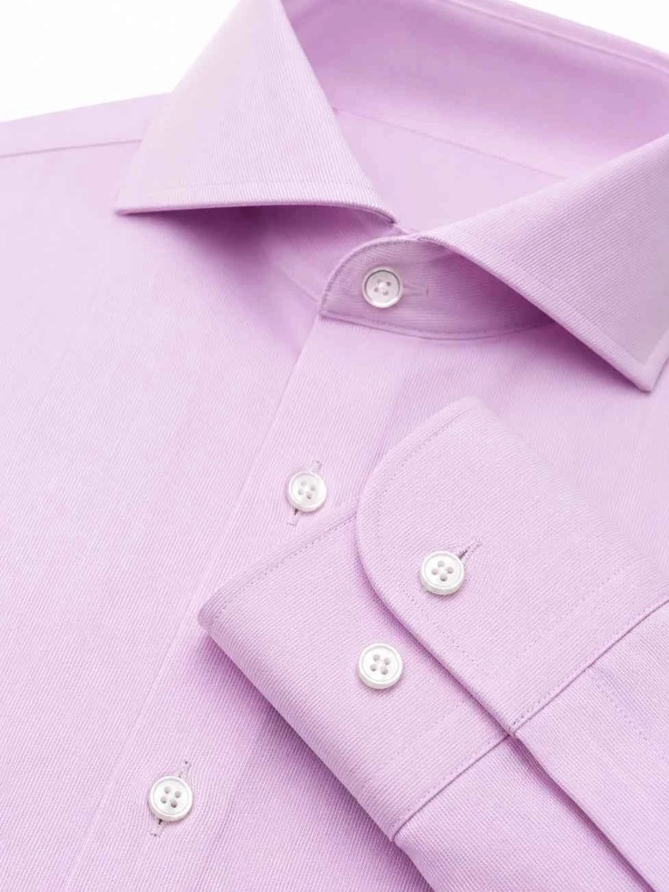 Hang London Light Pink Slim Fit Dress Shirt