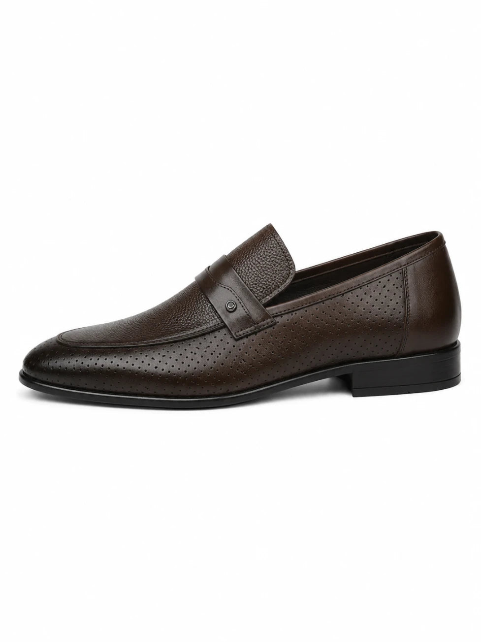 Infynite Milano Perforated Loafers – premium men's menswear > shoes > loafers – view 2