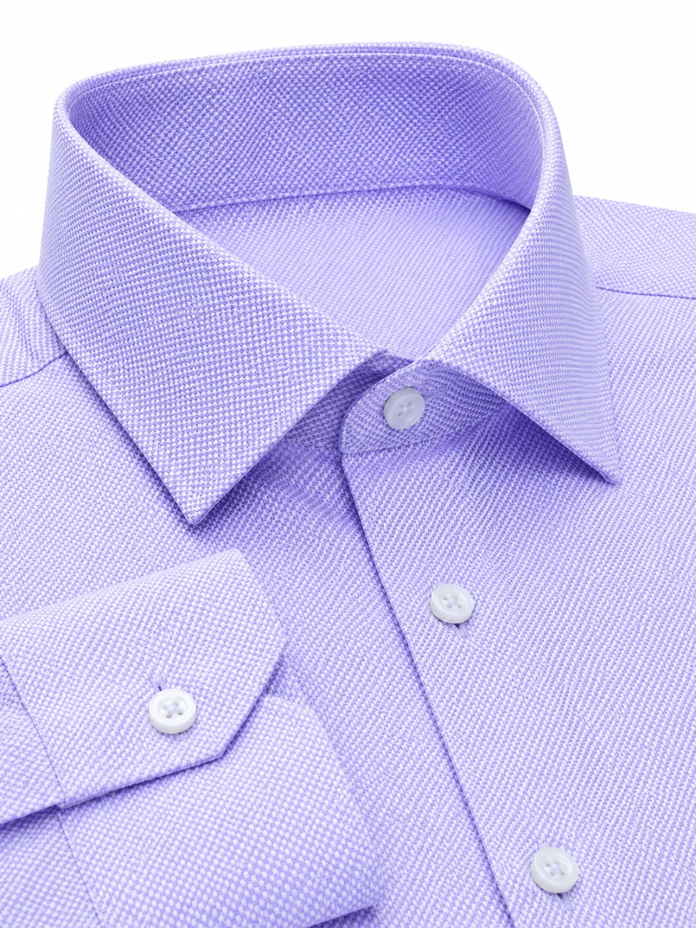 Infynite Oxford Texture Slim Fit Dress Shirt – premium men's menswear > shirts – view 5