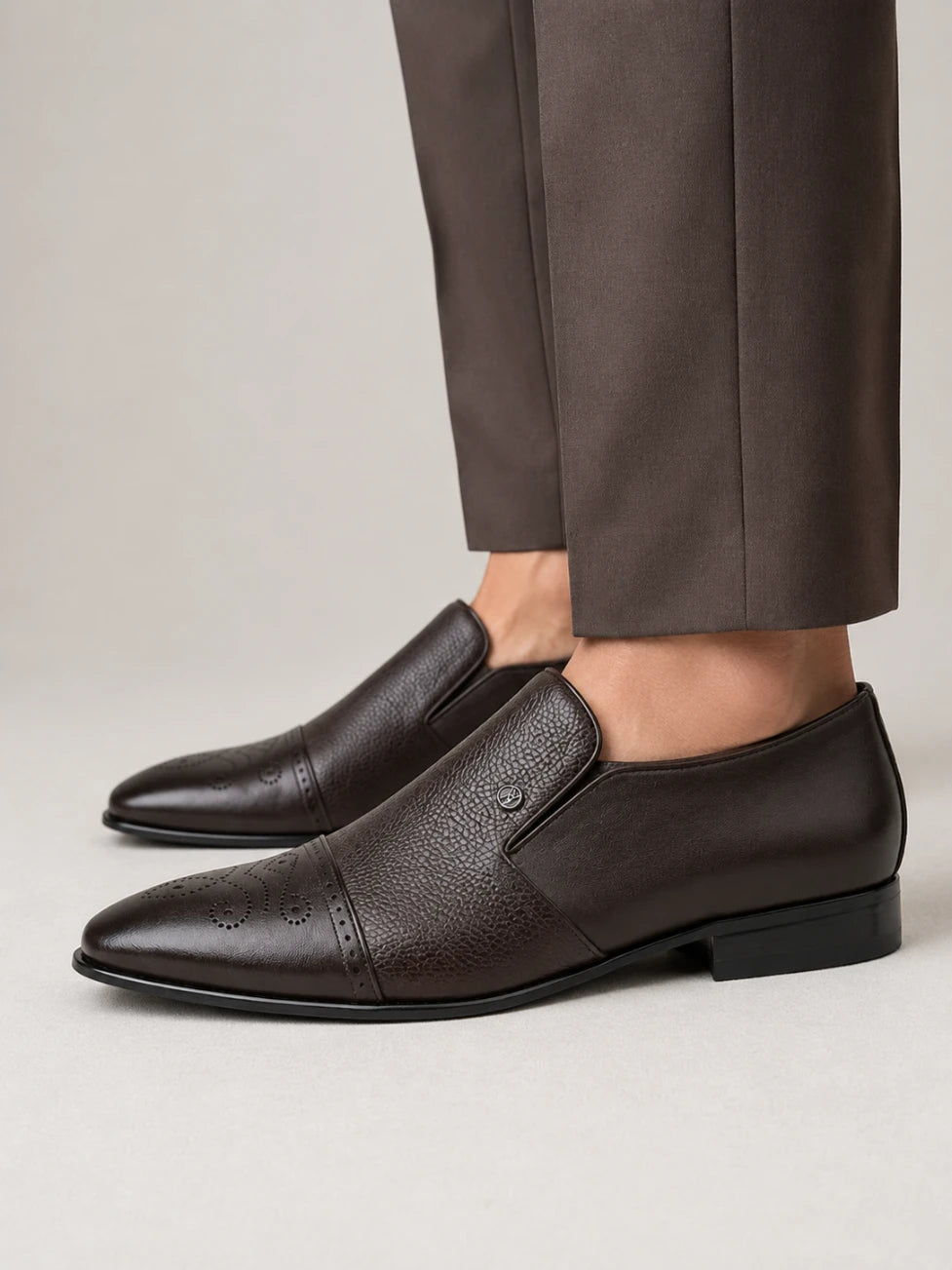 Infynite Regal Cap-Toe Dress Shoe – premium men's menswear – view 2