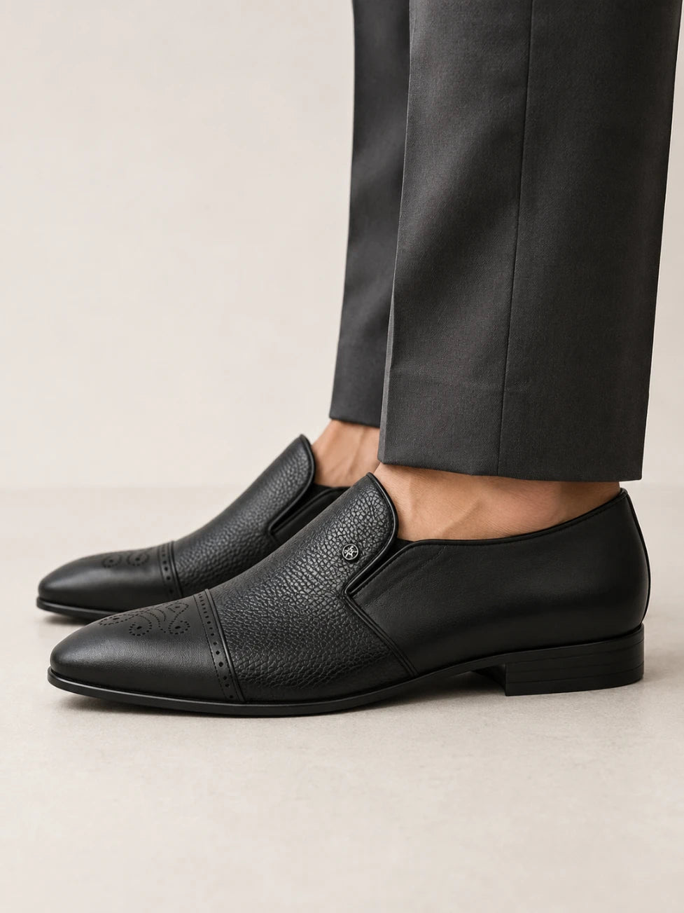 Infynite Regal Cap-Toe Dress Shoe – premium men's menswear – view 5