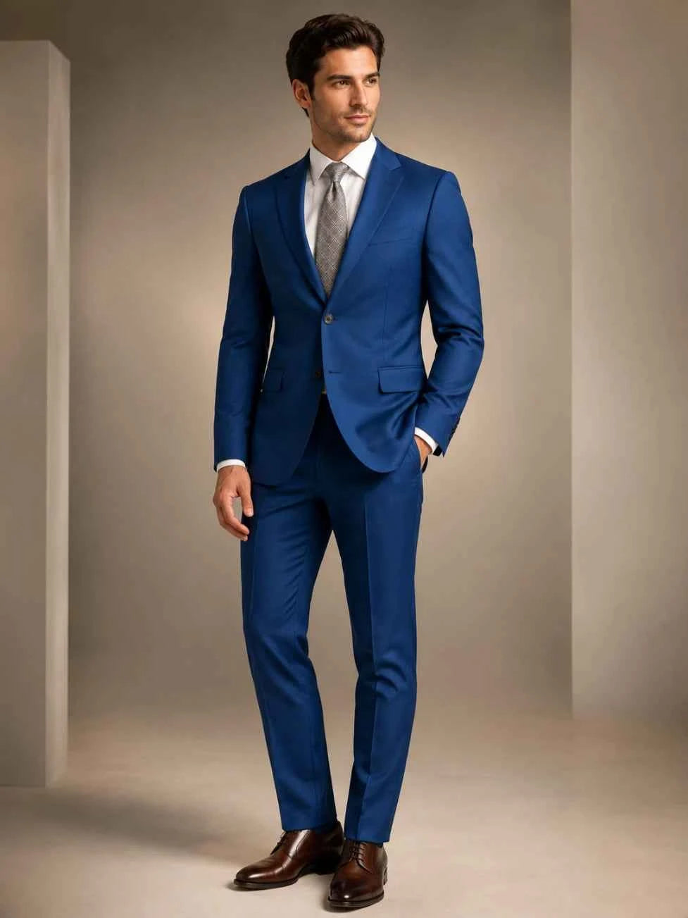 Royal Blue Two-Piece Men’s Suit