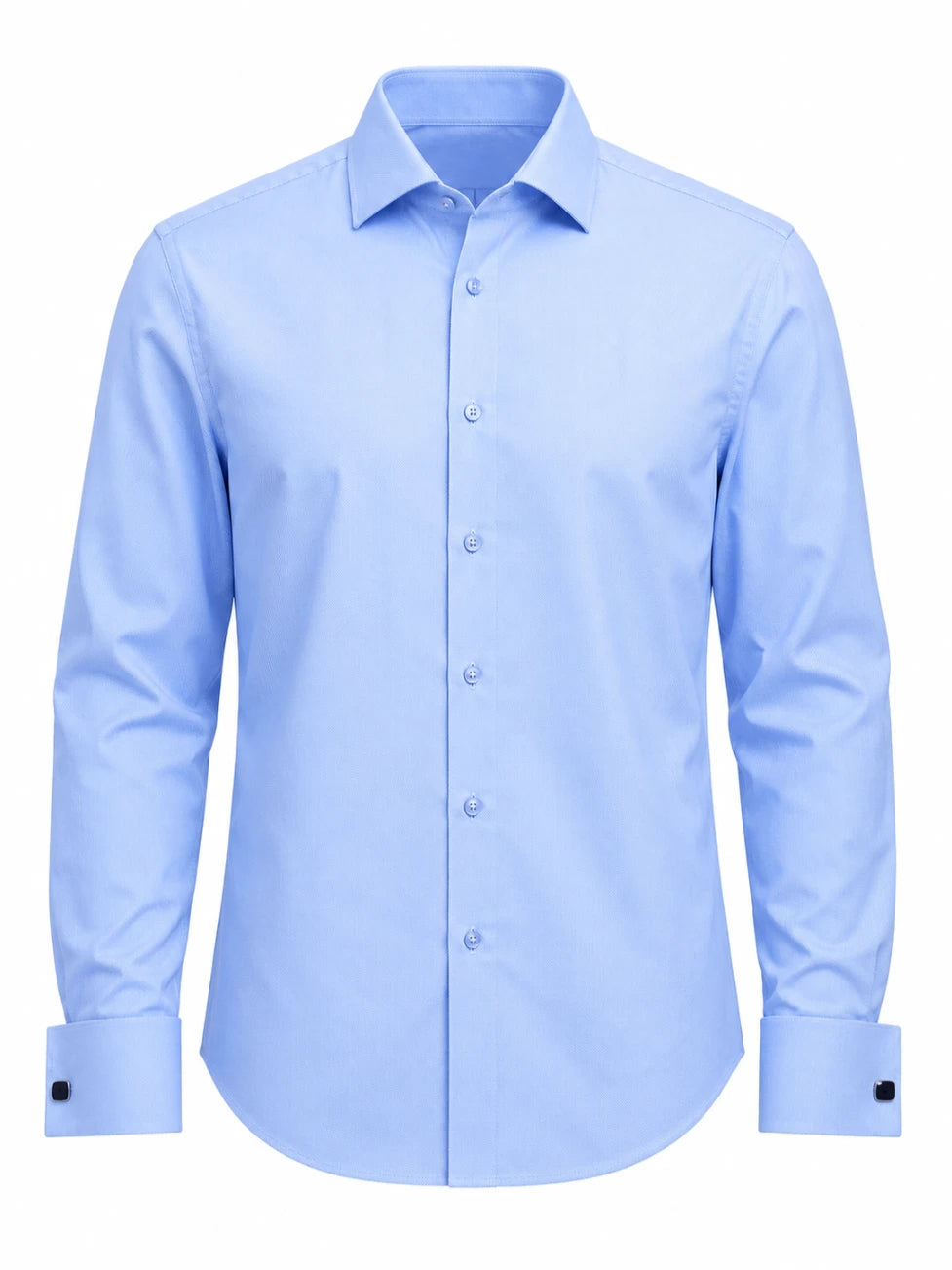 Infynite Sky Blue French Cuff Dress Shirt – premium men's menswear > shirts