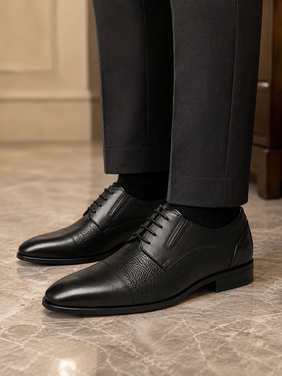 Infynite Windsor Cap Toe Derby – premium men's menswear – view 2