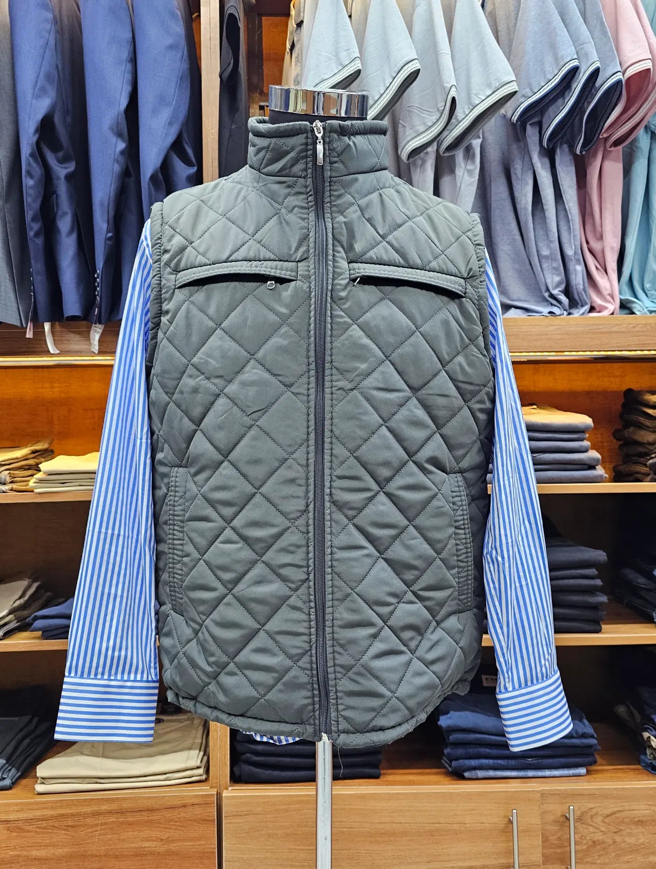 Infynite Quilted Sleeveless Puff Jacket